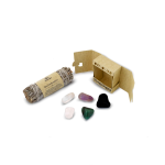Kit de 5 Piedras Energéticas y Salvia Blanca