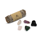 Kit de 5 Piedras Energéticas y Salvia Blanca - Image 3