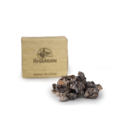 resina de copal gris